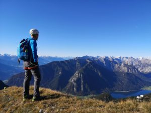 Five peaks via ferrata in the Rofan Mountains on Achensee in Tyrol Five peaks via ferrata in the Rofan Mountains on Achensee in Tyrol
