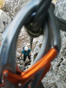 Five peaks via ferrata in the Rofan Mountains on Achensee in Tyrol Five peaks via ferrata in the Rofan Mountains on Achensee in Tyrol