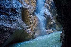 Partnach gorge, hiking trail, summer Partnach gorge, hiking trail, summer