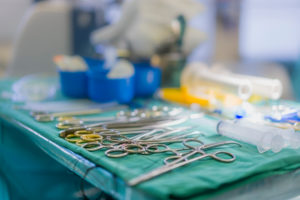 Surgical instruments-Heart valve replacement surgery, operating room,