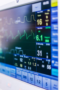 Monitor-Heart valve replacement surgery, operating room,