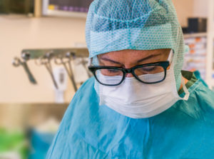 Surgical nurse-Heart valve replacement surgery, operating room,