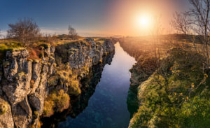 Flosagja fissure, Thingvellir National Park, Iceland