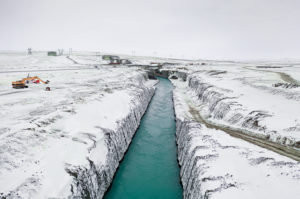 Sultartangavirkjun hydro power plant, Central Highlands, Iceland
