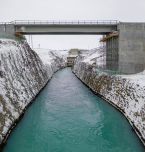 Sultartangavirkjun hydro power plant, Central Highlands, Iceland