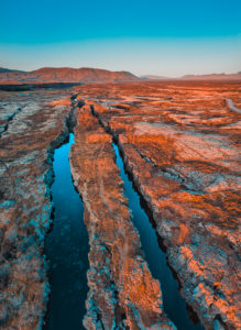 Autumn, Flosagja fissure, Thingvellir National Park, Iceland