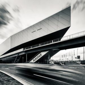 Phaeno Wolfsburg, Brücke in Richtung Autostadt Phaeno Wolfsburg, Brücke in Richtung Autostadt