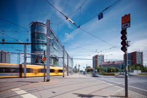 Dresden, traffic, city centre, street picture Dresden, traffic, city centre, street picture