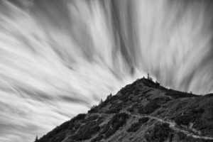 Jenner Gipfel, time exposure Jenner Gipfel, time exposure