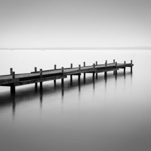 shipping stage Steinhude in black and white, Steinhude, Lower Saxony, Germany shipping stage Steinhude in black and white, Steinhude, Lower Saxony, Germany