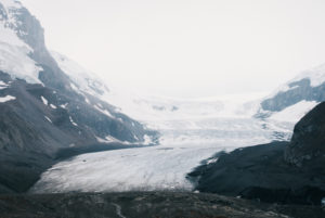Glacier, Icefields Parkway, Jasper National Park, Canada