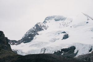 Glacier, Icefields Parkway, Jasper National Park, Canada