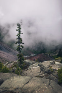 Mist in the mountains, British Columbia, Canada