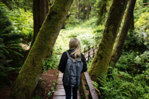 On the Schooner Cove Trail, Vancouver Island, Canada