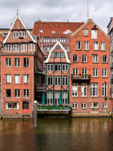 Historical houses at the Nikolaifleet, old town, Hamburg, Germany, Europe Historical houses at the Nikolaifleet, old town, Hamburg, Germany, Europe