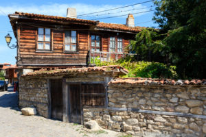 Historical houses in Nessebar, Bulgaria Historical houses in Nessebar, Bulgaria