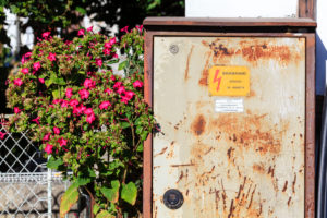 Distribution cabinet, Bulgaria. Distribution cabinet, Bulgaria.