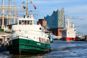 Landungsbrücken in Hamburg. Landungsbrücken in Hamburg.
