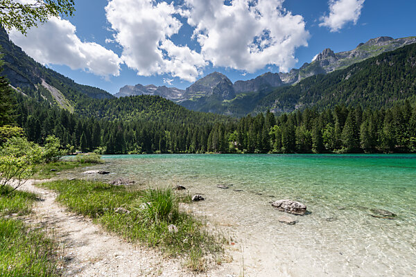 Lake Santa Giustina - The big dam in the valley of canyons - Nature - Lakes