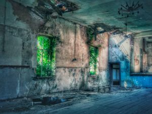 Lost Place, old ailing hall Lost Place, old ailing hall