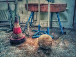 Lost Place, old abandoned gym Lost Place, old abandoned gym