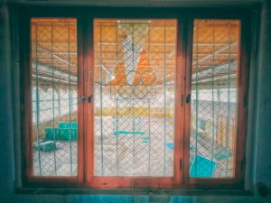 Lost Place, old abandoned gym Lost Place, old abandoned gym