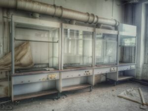 Lost Place, old abandoned laboratory Lost Place, old abandoned laboratory