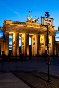 Berlin, Brandenburg Gate at night Berlin, Brandenburg Gate at night
