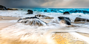 dynamic water movement on the beach dynamic water movement on the beach