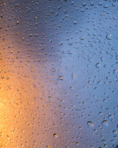 Drops of water at the window Drops of water at the window