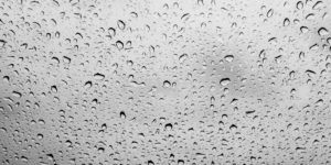 Drops of water at the window Drops of water at the window