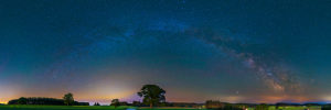 The Milky Way in front of an Alpine panorama The Milky Way in front of an Alpine panorama