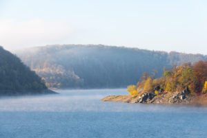 Germany, Saxony-Anhalt, Upper Harz, reservoir, Rappbodetalsperre Wedefurth, Harz.