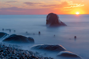 Germany, Mecklenburg-Western Pomerania, Sassnitz, sunrise by the sea, Jasmund National Park, Unesco World Natural Heritage, Baltic Sea Germany, Mecklenburg-Western Pomerania, Sassnitz, sunrise by the sea, Jasmund National Park, Unesco World Natural Heritage, Baltic Sea