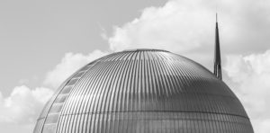 Germany, Saxony-Anhalt, Magdeburg, dome roof of a swimming pool, fun pool Germany, Saxony-Anhalt, Magdeburg, dome roof of a swimming pool, fun pool