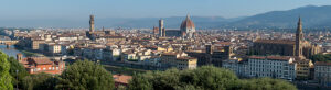 Panoramic view of the city of Florence, Tuscany, Italy.