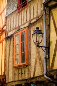 Truss in the old town of Vannes Truss in the old town of Vannes