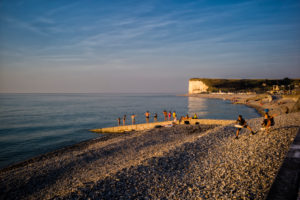 Evening mood in Veulettes-sur-Mer, Normandy Evening mood in Veulettes-sur-Mer, Normandy