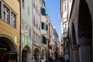 Bolzano, Laubengasse Bolzano, Laubengasse