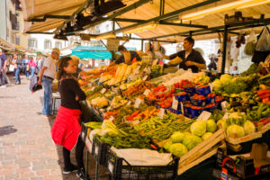 Bolzano, fruit market Bolzano, fruit market