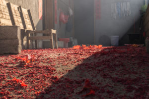 The morning after Chinese New Year