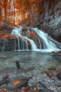 Waterfall in autumn mood Waterfall in autumn mood