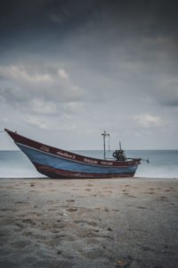 Boat on the beach in Thailand Boat on the beach in Thailand