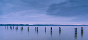 Broken jetty in the lake. Broken jetty in the lake.