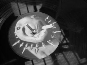 Record, cover, punk, black-and-white photo Record, cover, punk, black-and-white photo