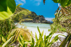El Nido, Palawan, Philippines. Unknown star beach. Beautiful shallow ocean lagoon and exotic plants. El Nido, Palawan, Philippines. Unknown star beach. Beautiful shallow ocean lagoon and exotic plants.
