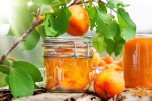 Cooking apricots and smoothie Cooking apricots and smoothie