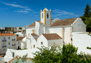 Portugal, the Algarve, Tavira, the Igreja Matriz church Portugal, the Algarve, Tavira, the Igreja Matriz church