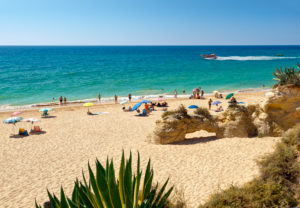 Detail of Armacao de Pera beach, the Algarve Detail of Armacao de Pera beach, the Algarve