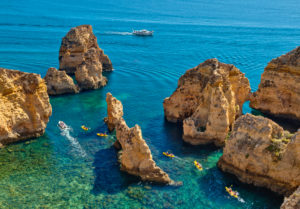 Ponta da Piedade rock formations, near Lagos, Algarve, Portugal Ponta da Piedade rock formations, near Lagos, Algarve, Portugal